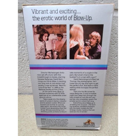 Blow-Up VHS Movie 1994 - Big Box - Erotic - Picture 3 of 6